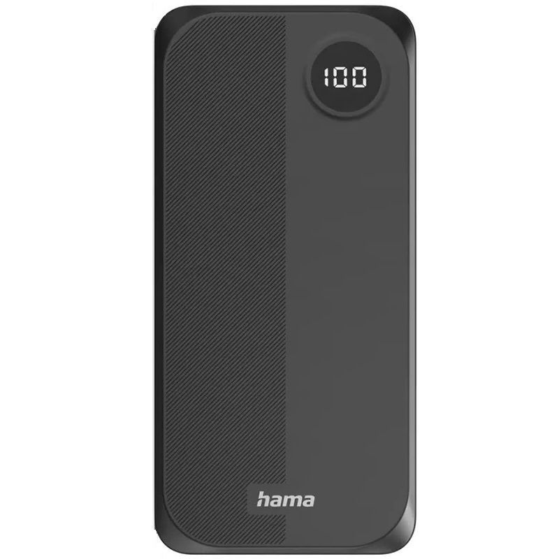 Универсальная мобильная батарея Hama 20000mAh 15W Black (00201755)