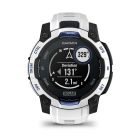 Смарт-годинник Garmin Instinct 3 45mm Solar Whitestone with Whitestone/Bolt Blue Silicone Band (010-02934-03)