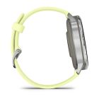 Смарт-часы Garmin Venu 4 45mm Silver Bezel with Citron Silicone Band (010-03014-02)