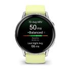 Смарт-часы Garmin Venu 4 45mm Silver Bezel with Citron Silicone Band (010-03014-02)