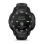 Смарт-годинник Garmin Instinct Crossover AMOLED Tactical Black with Black Silicone (010-03398-42)