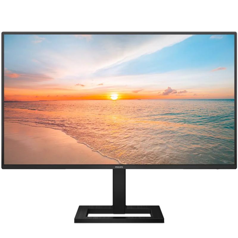 TFT 27" Philips 27E1N1300AE, IPS, 100Hz, 1ms, HDMI, USB-C, USB hub, HAS, колонки, чорний (27E1N1300AE/00)