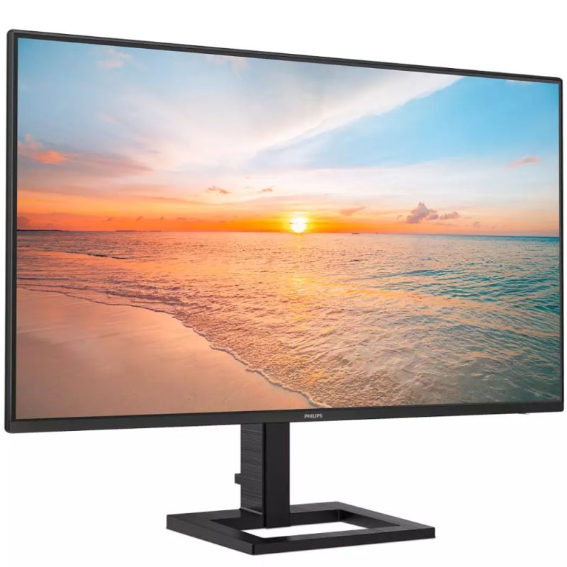 TFT 27" Philips 27E1N1300AE, IPS, 100Hz, 1ms, HDMI, USB-C, USB hub, HAS, колонки, чорний (27E1N1300AE/00)