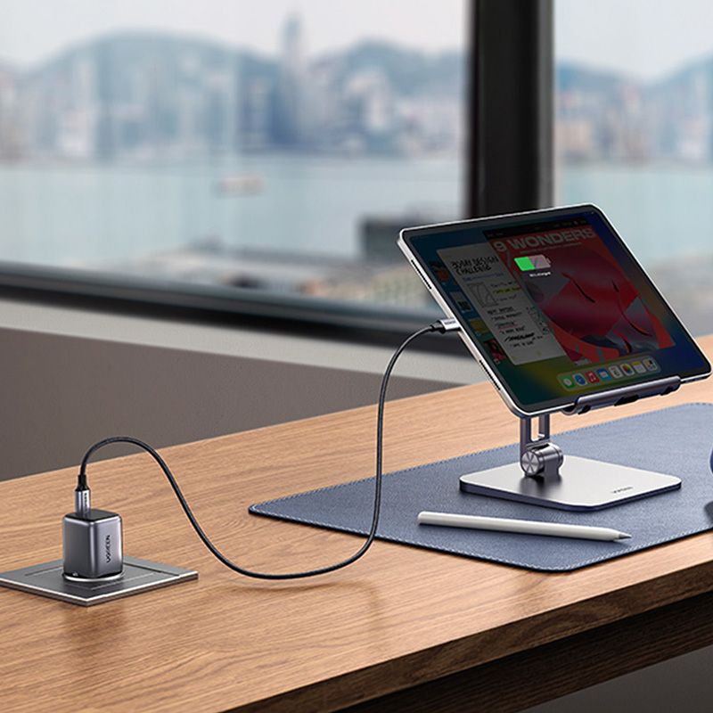 Зарядний пристрій 1xUSB 30W (USB-C) Gan PD Nexode Mini Сірий CD319 Ugreen (90666)