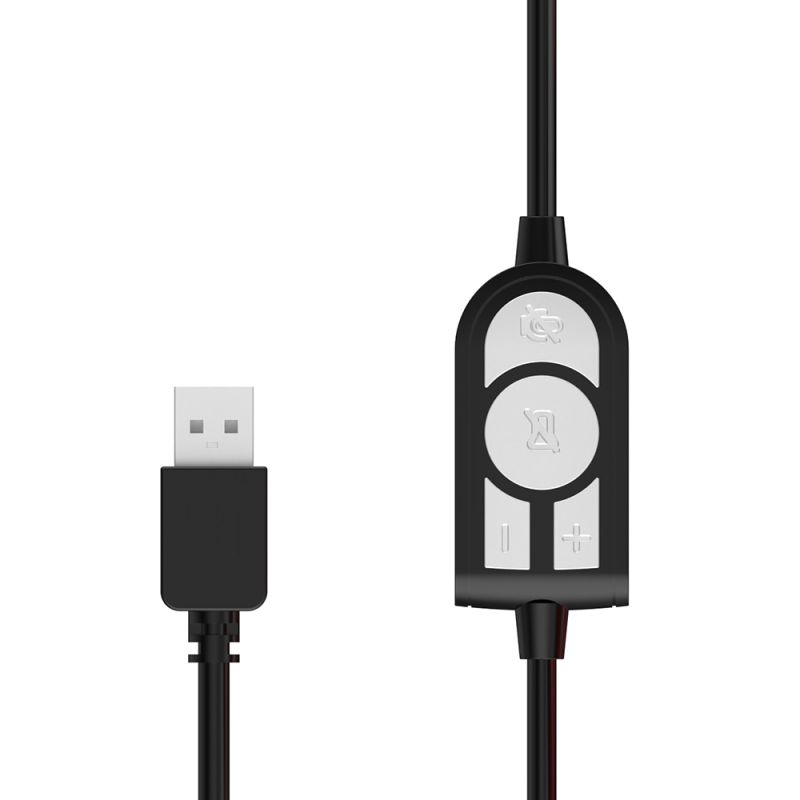 Гарнітура  Media-Tech NEMESIS USB, Black-Red (MT3574)
