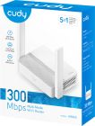 Маршрутизатор Cudy WR300, N300 Wi-Fi Router, 802.11b/g/n,300Mbps, 2.4GHz, 4 × 10/100Mbps Ports, 2 × (WR300)