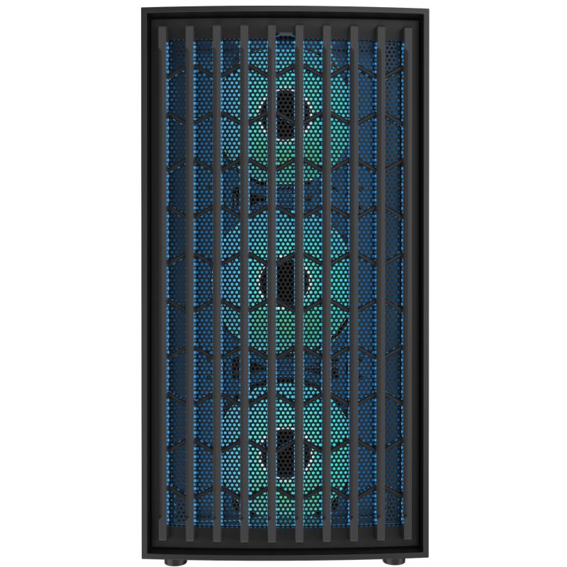 Корпус Modecom BREEZE BLACK USB 3.0x2 USB-Cx1 ARGB 4x140mm fans без БЖ ATX (AT-BREEZE-MG-ARGB-10-0000)
