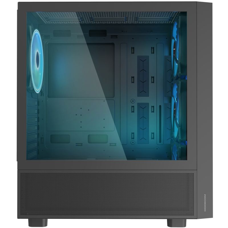 Корпус Modecom BREEZE BLACK USB 3.0x2 USB-Cx1 ARGB 4x140mm fans без БЖ ATX (AT-BREEZE-MG-ARGB-10-0000)