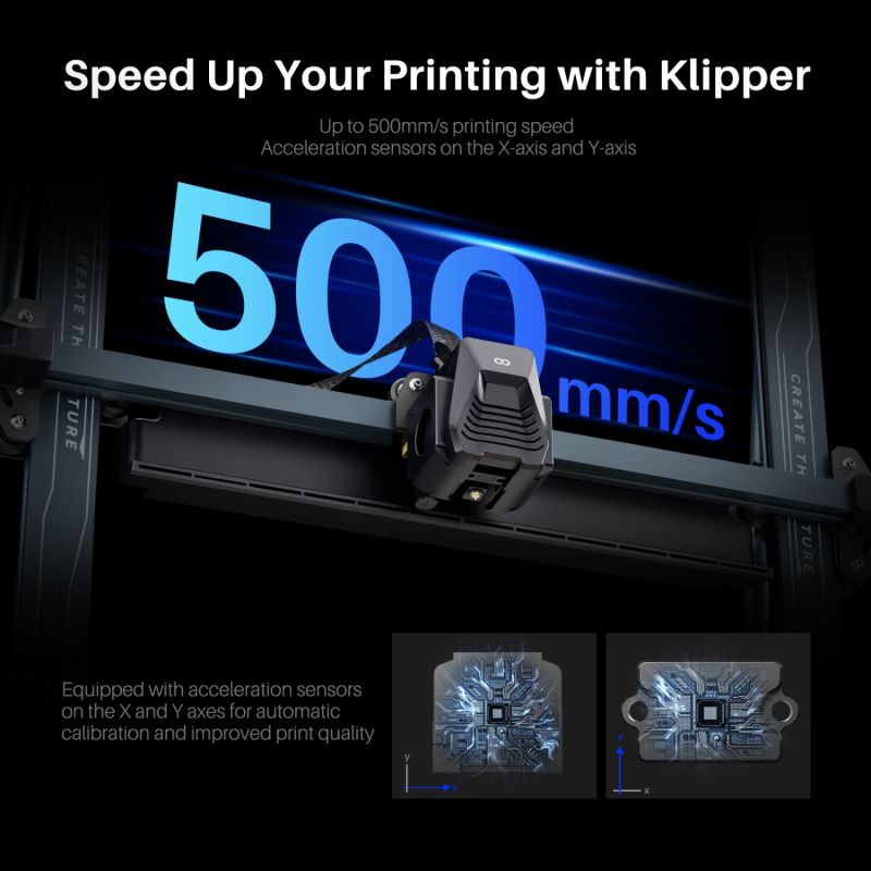 Принтер 3D ELEGOO Neptune 4 Plus (FDM 1.75 mm 0.4 mm 320×320×385 mm WiFi WLAN USB сірий) (50.201.015300)