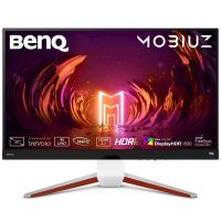TFT 32" BenQ EX3210U, 4K UHD, IPS, 144Hz, 1 мс, HDMI, DP, USB-hub, HAS, колонки, білий (9H.LKHLB.QBE)