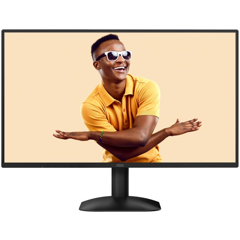 TFT 23.8" AOC 24B31H, IPS, 120Hz, VGA, HDMI, чорний (24B31H)