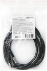Кабель AUX Audio TRS M/M 1.5м JACK01-05 чорний Defender (87510)