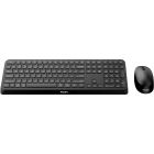 Комплект бездротовий Philips 6407 (клавіатура + мишка) UA, 2,4 ГГц/Bluetooth чорний (SPT6407B/00)