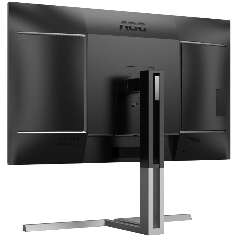 TFT 31.5" AOC U32U3CV, Nano IPS, UHD, 2xHDMI, DP, USB-C, RJ-45, USB-hub, HAS, Pivot, кол.,чорно-сріб (U32U3CV)