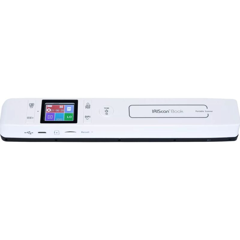 Сканер A4 Canon IRIScan Book 7 Dyslexic (1050dpi, USB, microSD, 15стор/хв, портативний, білий) (464678)