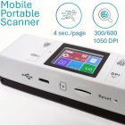 Сканер A4 Canon IRIScan Book 7 Dyslexic (1050dpi, USB, microSD, 15стор/хв, портативний, білий) (464678)