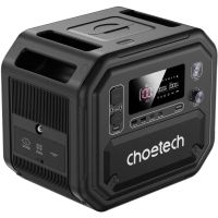 Зарядна станція Choetech BS064 2500Вт (2160Вт/г) AC,LiFePo4,MPPT, UPS, PD 140 Вт (BS064-EU-BK)