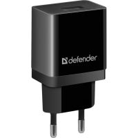Зарядний пристрій 1xUSB 11W 2.1А EPA-10 чорний пакет Defender (83572)