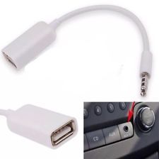 Перехідник Audio USB для iPod Shuffle Jack TRRS M -> USB AF, білий (S0482)