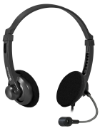 Гарнітура Defender Aura 104, 2х3,5мм, Black (63104)
