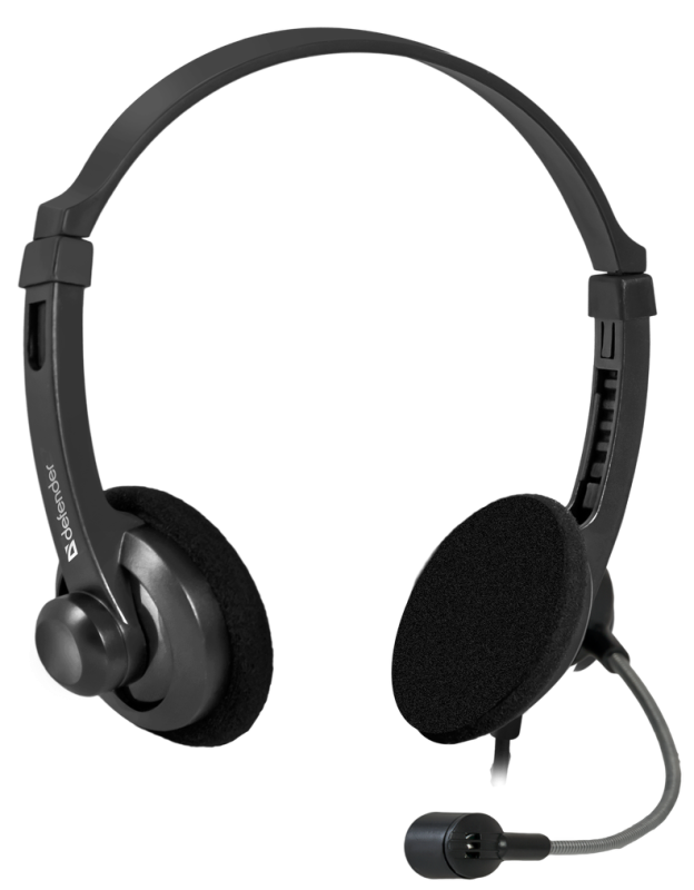 Гарнітура Defender Aura 104, 2х3,5мм, Black (63104)