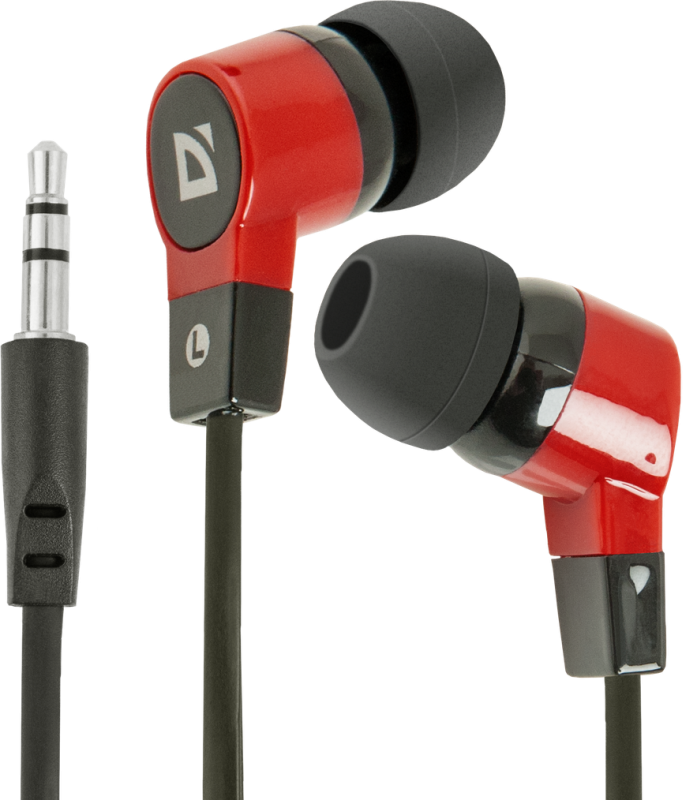 Навушники Defender Basic 619 Black-Red (63619)