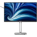 TFT 23.8" Philips 24B2N4200, IPS, 120Гц, VGA, HDMI, DP, USB-hub, HAS, Pivot, кол, чорно-сріблястий (24B2N4200/00)