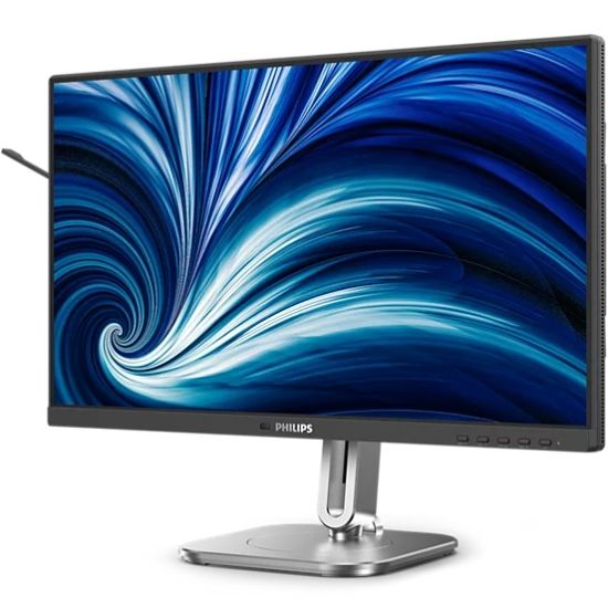 TFT 23.8" Philips 24B2N4200, IPS, 120Гц, VGA, HDMI, DP, USB-hub, HAS, Pivot, кол, чорно-сріблястий (24B2N4200/00)