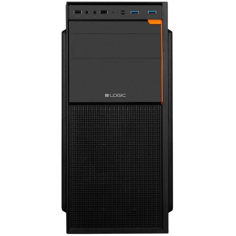 Корпус LogicConcept J23 USB 3.0x2+2.0x2 BLACK без БЖ ATX (AT-J023-10-0000000-0002)