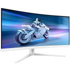 TFT 34" Philips 34M2C5501A, Fast VA, WQHD, вигн., 180Hz, 0,3ms, 2xHDMI, DP, USB-hub, HAS,кол., білий (34M2C5501A/00)