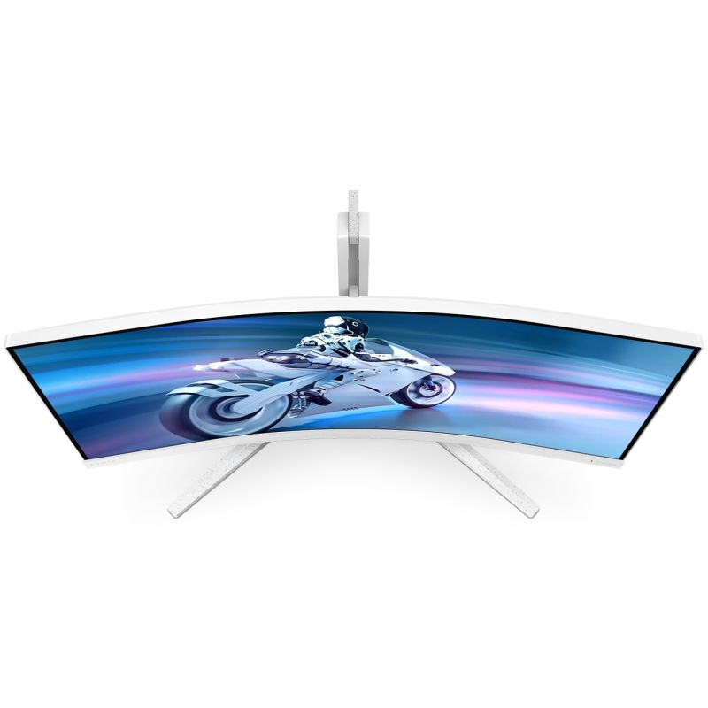 TFT 34" Philips 34M2C5501A, Fast VA, WQHD, вигн., 180Hz, 0,3ms, 2xHDMI, DP, USB-hub, HAS,кол., білий (34M2C5501A/00)