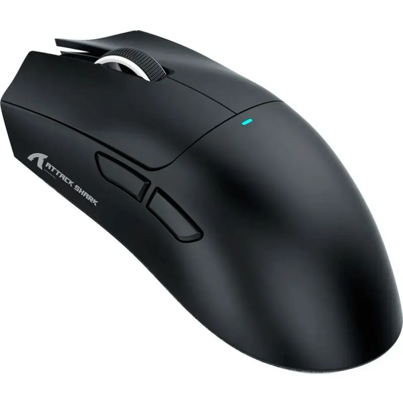 Мишка Attack Shark X11, Wireless/Bluetooth, 22000dpi. (PAW3311), 6кн., Black (X11B_AS)