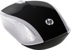 Мишка бездротова HP 200 Pike Silver Wireless Mouse, 3 кн., 1000 dpi, чорно-срібляста (2HU84AA)