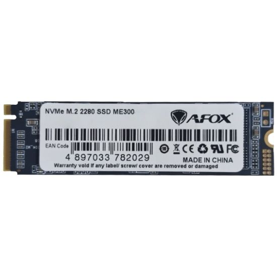 SSD 512Gb AFox ME300 M.2 2280 PCIe NVMe Gen 3x4 3D TLC NAND, Retail (ME300-512GN)