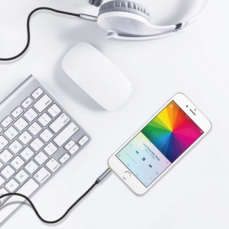 Кабель AUX - TRS Audio 3.5мм M/M 1,2м Choetech (AUX002)