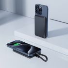 УМБ Acefast Magnetic Wireless 5000mAh 18W PD,QC 3.0, QI 7.5 Вт, ультра тонкий, M8 Black (6974316283386)