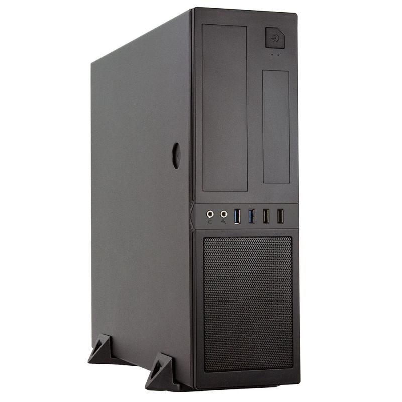 Корпус Chieftec MESH CS-12B-300 mATX , БЖ 300W, SLIM FF, 2xUSB3.0+2xUSB2.0 (CS-12B-300)