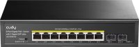 Комутатор Cudy GS1008PS2, 8-Port Gigabit PoE+ Switch with 2 Gigabit SFP slot 120W (GS1008PS2)