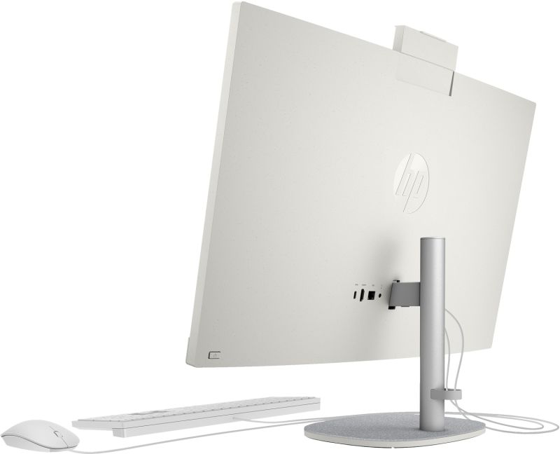 Моноблок 27" HP 27-cr1010ua AiO Ultra7-155U/16Gb/SSD1Tb/WiFi/Cam/K&M/HAS/DOS/Shell White (AE0Q1EA)