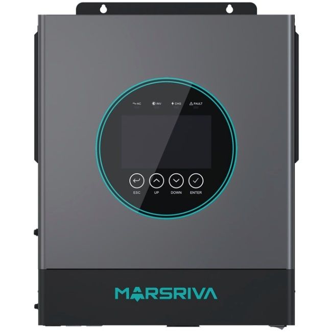 Інвертор Marsriva OFF-G 5.0 kW 230V RS232/RS485 CE PF1 VOL VM III 5,0 кВт TWIN-24 V, з Wi-Fi (MR-SPF5K-LP1-TL20E)