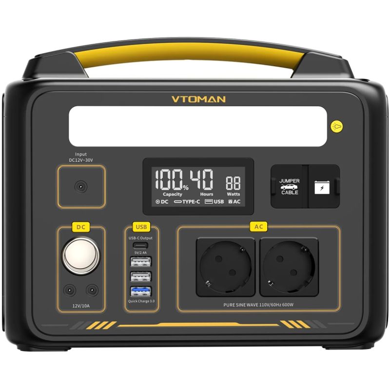 Зарядна станція Vtoman Jump 600X PB-20 (299 Вт/г) 600W LiFePo4 (Jump 600X)