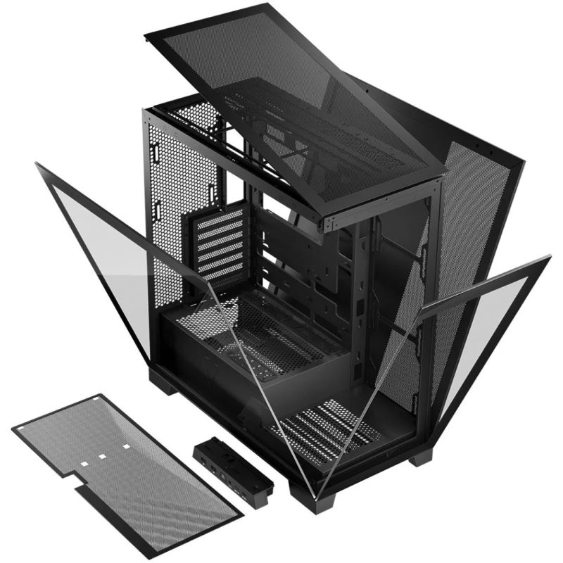 Корпус Modecom VOLCANO SPACE APEX w/o fans MIDI USB 3.0x2+TYPE-C BLACK без БЖ ATX (AT-SPACE-PG-NF-10-000000)