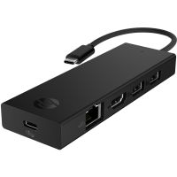 Док станція USB3.0 Type-C --> HDMI 4K60Hz/USB2.0x2/USB-C PD/Ethernet Hub HP (BR1U3AA)