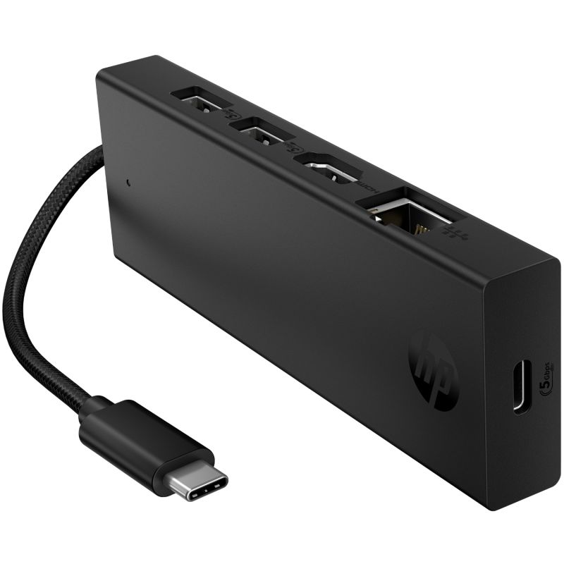 Док станція USB3.0 Type-C --> HDMI 4K60Hz/USB2.0x2/USB-C PD/Ethernet Hub HP (BR1U3AA)