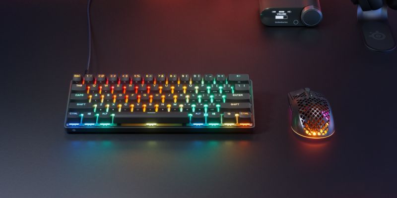 Клавіатура ігрова SteelSeries Apex Pro Mini Gen 3 UA  HyperMagnetic, OmniPoint 3.0, OLED (64913)