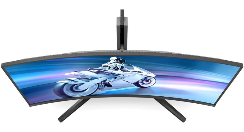 TFT 34" Philips 34M2C6500, QD-OLED, UWQHD, 175hz, вигн, 2xHDMI, DP, USB-hub, HAS, cинювато-сір (34M2C6500/00)