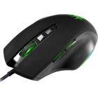 Мишка Defender Wolverine GM-700L ігрова RGB, 7 кн., 12800 dpi, чорна (52700)