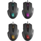 Мишка Defender Wolverine GM-700L ігрова RGB, 7 кн., 12800 dpi, чорна (52700)
