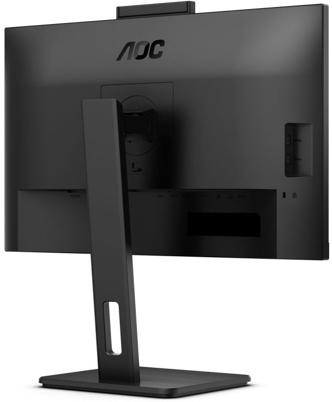 TFT 27" AOC Q27P3CW, QHD, IPS, 75Hz, 2xHDMI, DP, USB-C, RJ-45, USB-hub, webcam, HAS, Pivot, колонки (Q27P3CW)