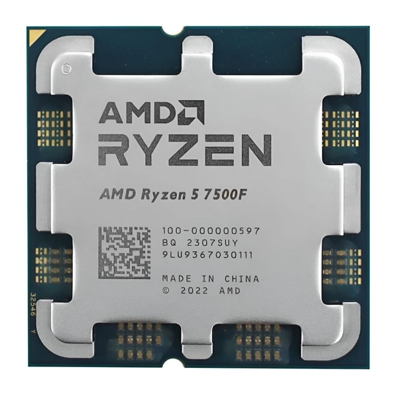 Процессор AMD Ryzen 5 7500F (3.7GHz 32MB 65W AM5) Tray (100-000000597)